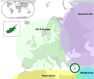 Cyprus Location and Region